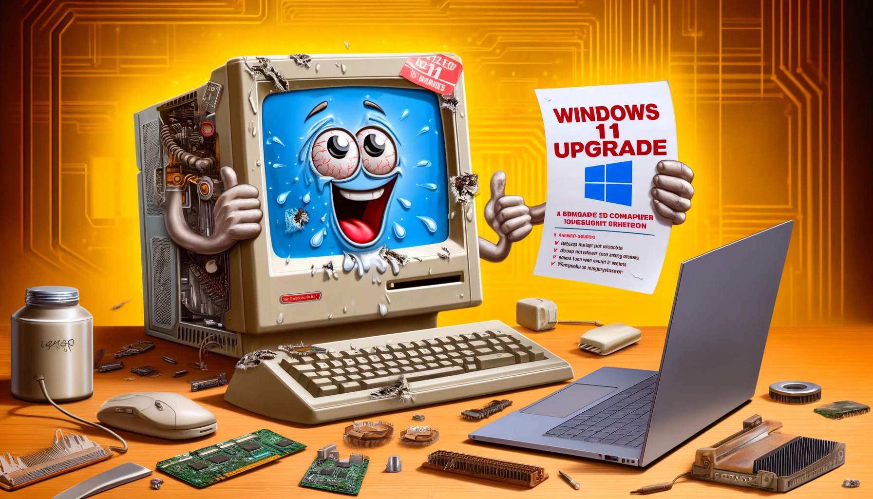 upgrade na Windows 11 pro všechny